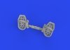 Eduard 672320 Bf 109E rudder pedals late PRINT 1/72